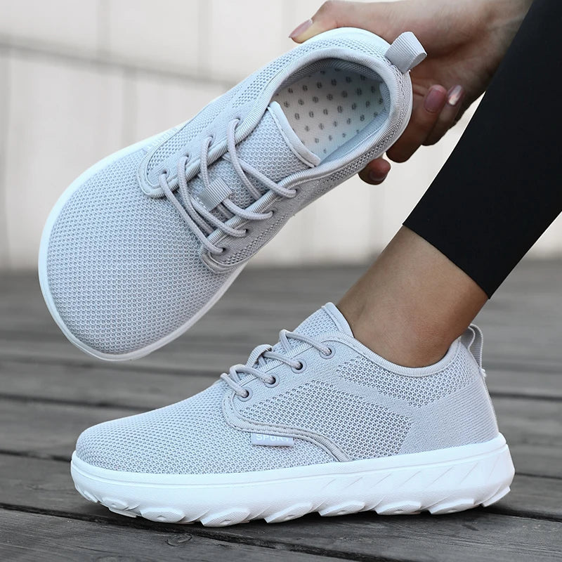 Wide Toe Women's Breathable Platform Sneakers | Comfortable Walking Shoes