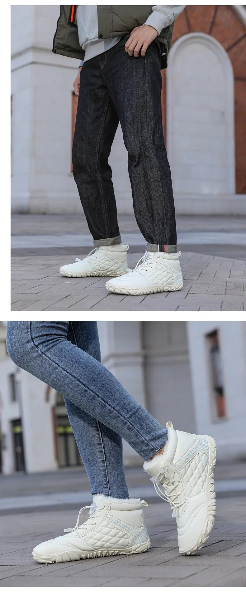 Versatile Winter Boots for Men and Women | Non-Slip Outdoor Sneakers
