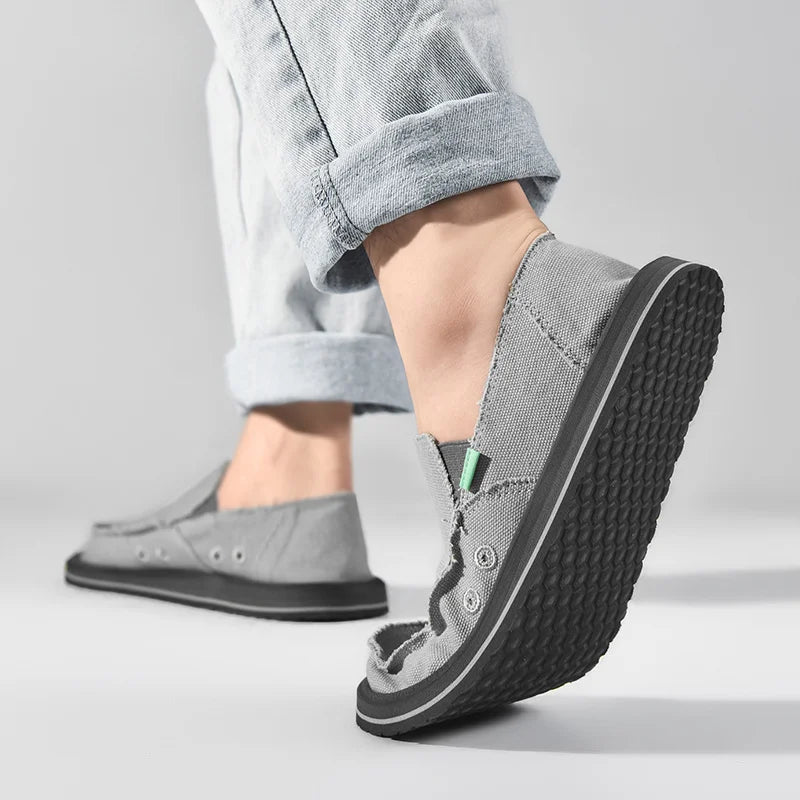 Men's Handmade Canvas Casual Sneakers | Breathable & Stylish Footwear