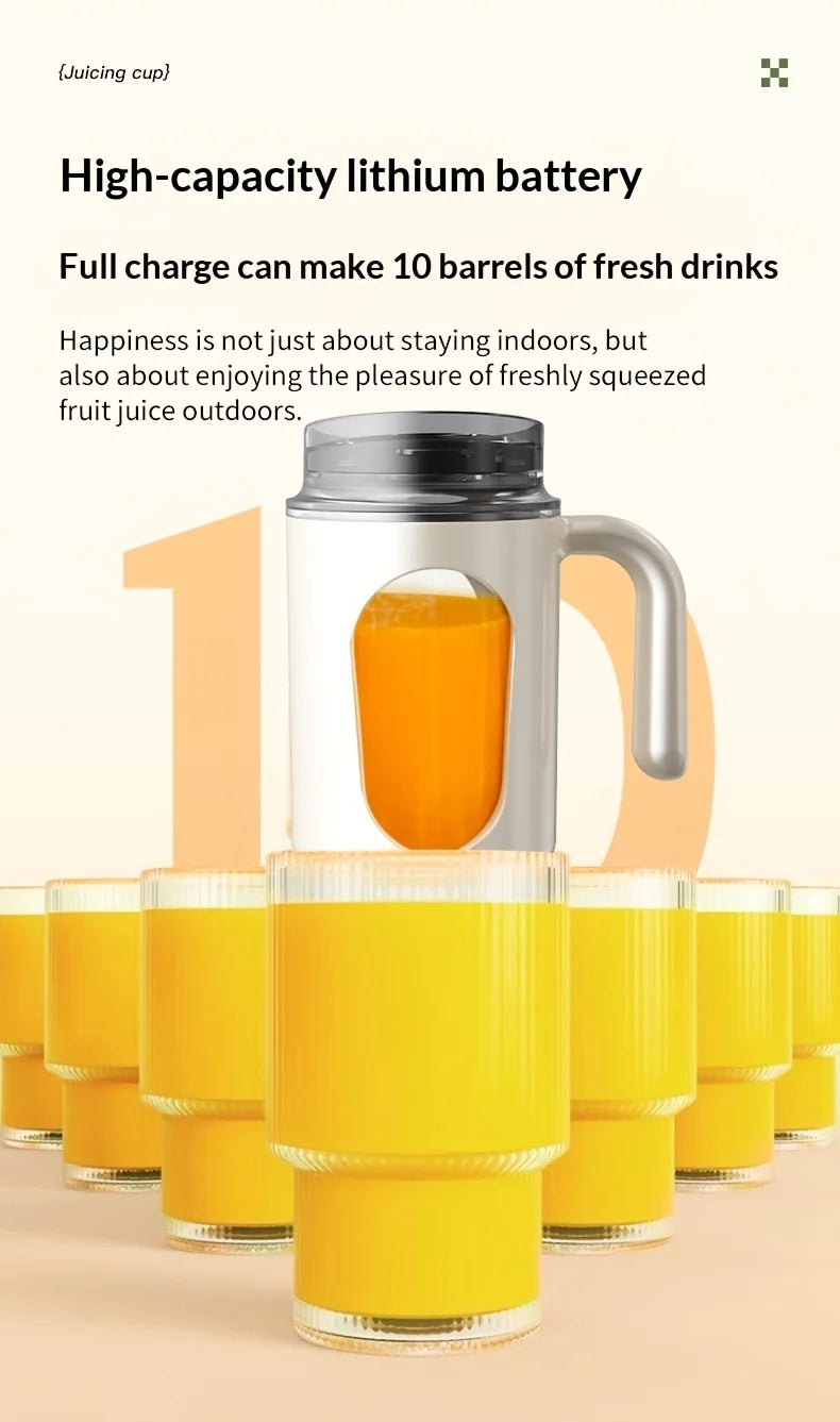 Portable 580ML Juice Maker Blender | Perfect for Shakes & Smoothies