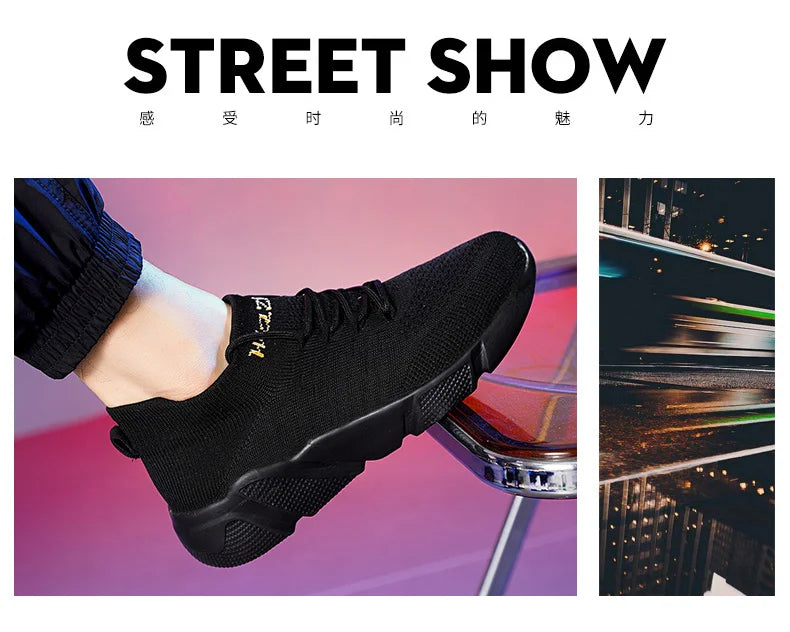 Men’s Breathable Sneakers | Casual Walking & Running Shoes