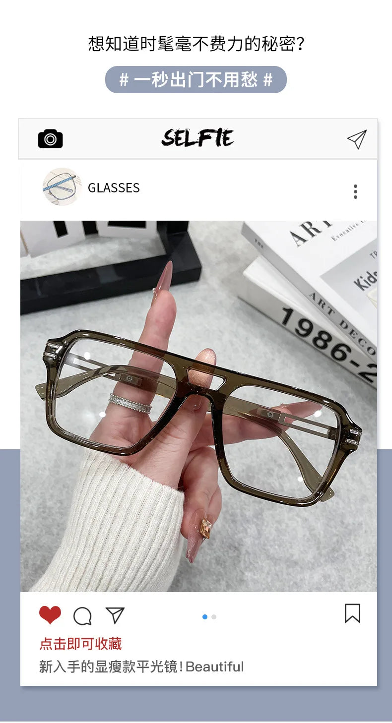 Vintage Square Sunglasses for Men and Women | Photochromic Eyewear