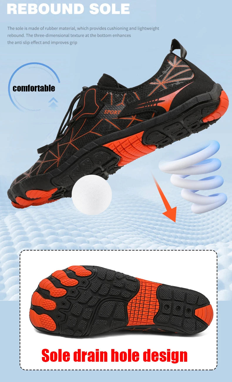 Quick-Drying Barefoot Wading Shoes for Beach and Water Sports