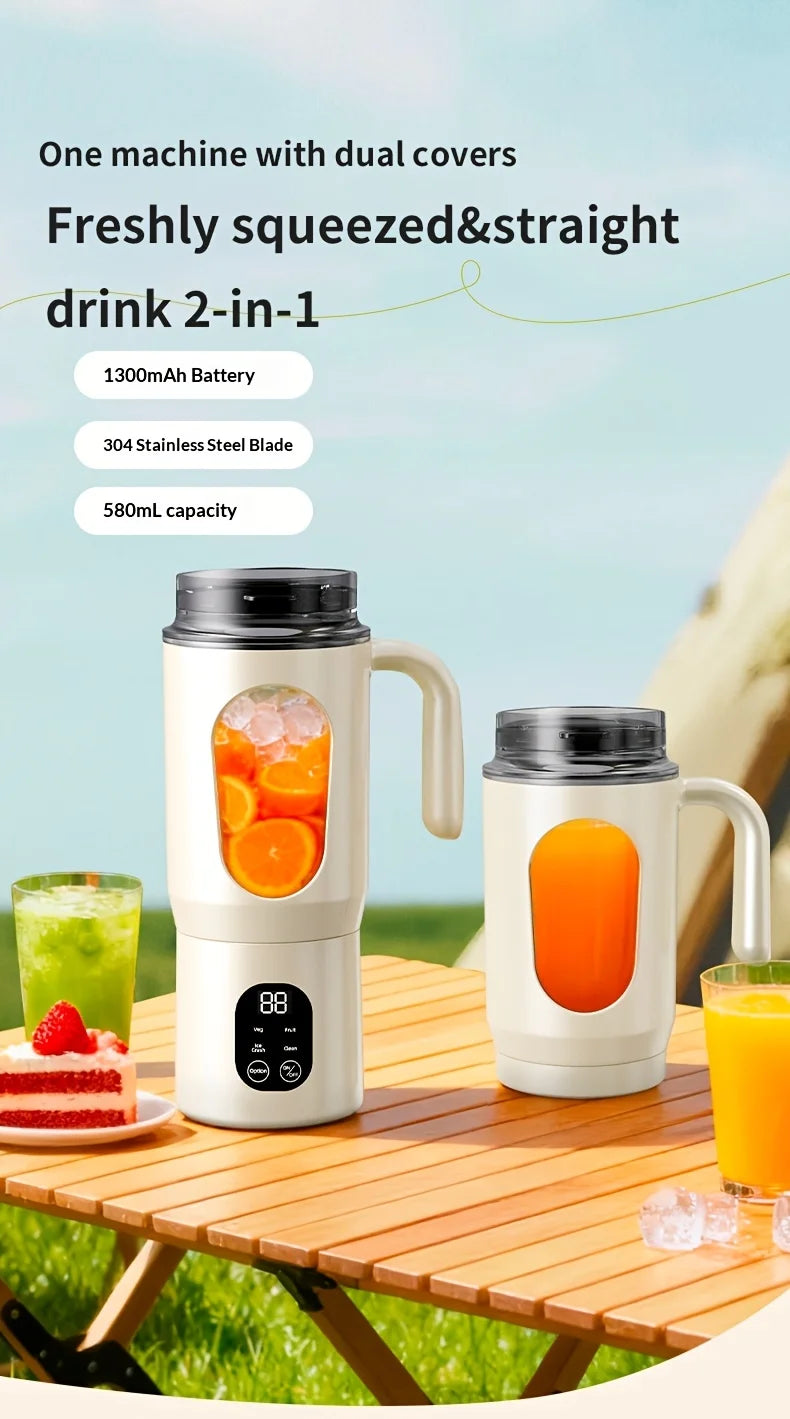 Portable 580ML Juice Maker Blender | Perfect for Shakes & Smoothies