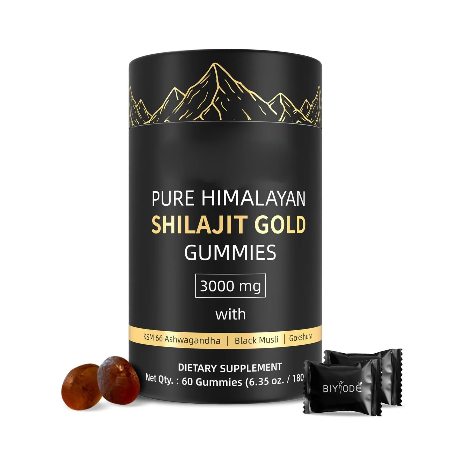 Pure Himalayan Shilajit Gold Gummies for Energy & Recovery
