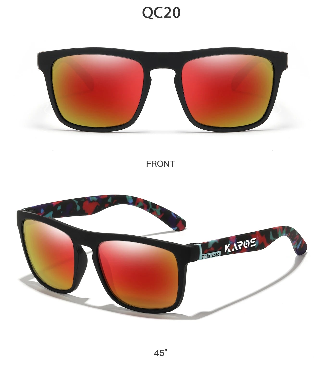 Classic Polarized Fishing Sunglasses for Outdoor Activities