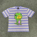 Men's Oversized Dinosaur Smiley Print T-Shirt | Casual Streetwear