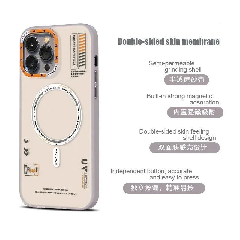 Matte Magnetic Phone Case for All iPhone Models | Sleek Protection