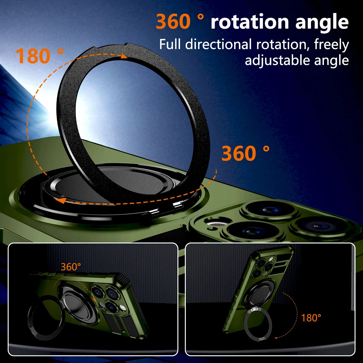 Luxury Shockproof Armor Case for iPhone | Full Protection Cover