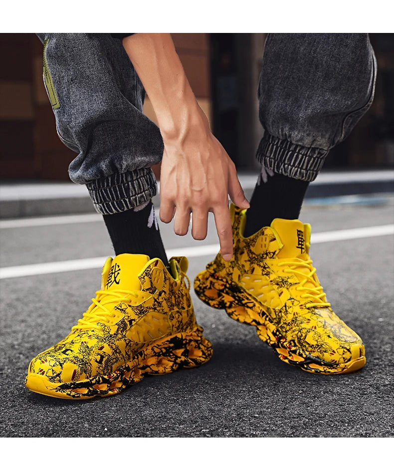 Men's Warm Waterproof Winter Boots | Non-Slip Plush Sneakers