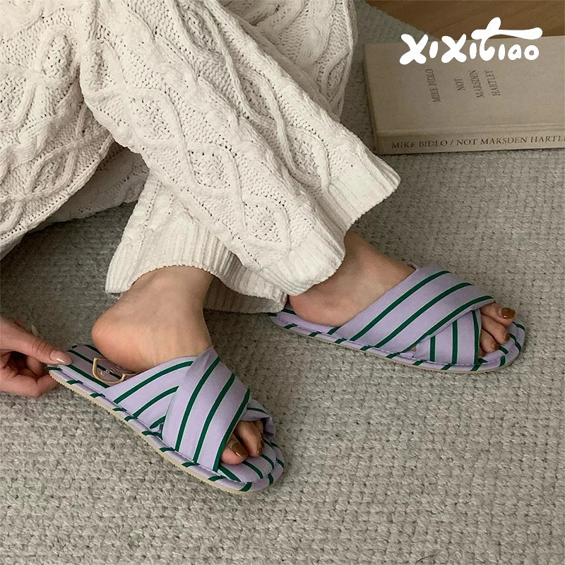 Flat Silent Slippers for Women | Comfortable All-Season Slides