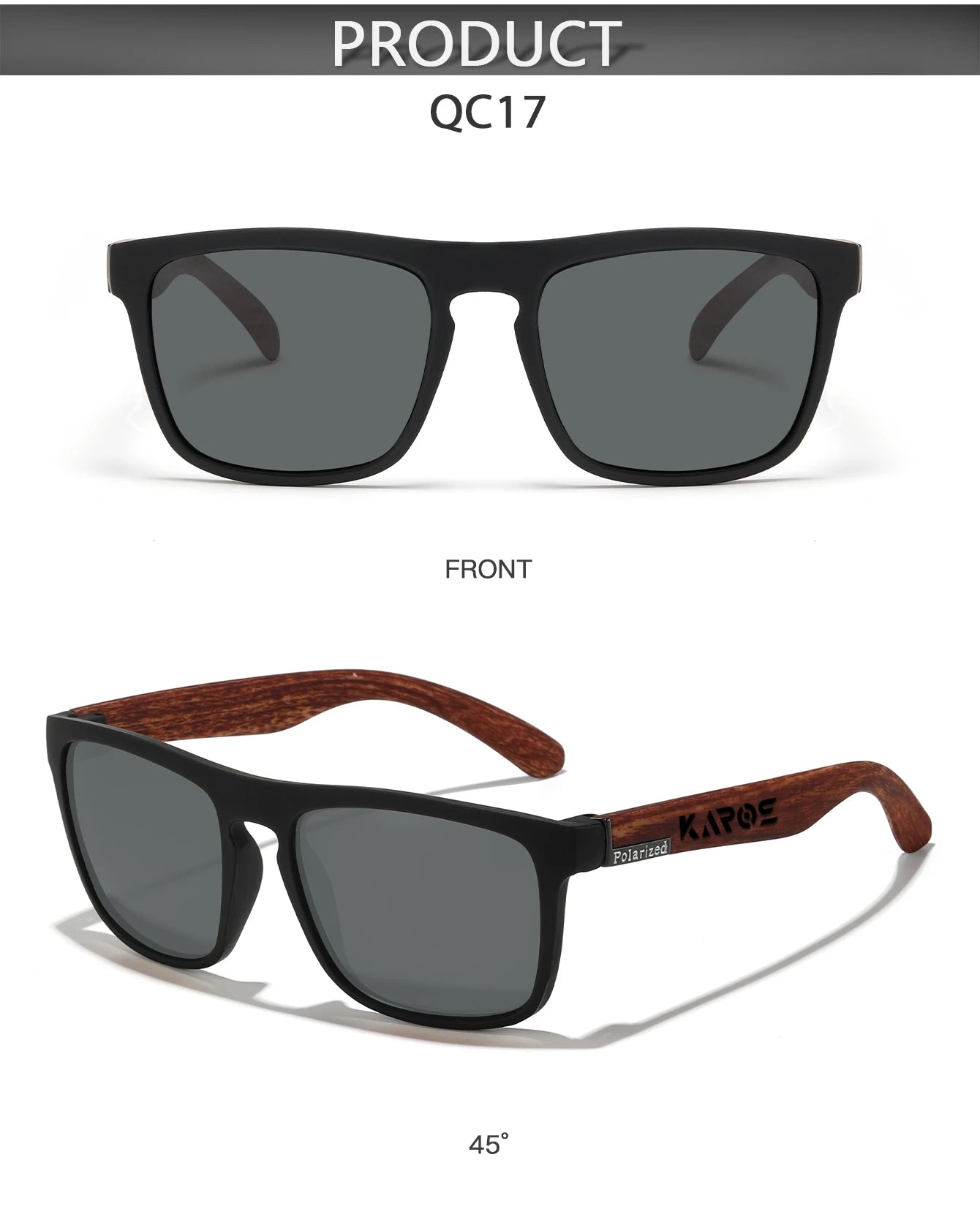 Classic Polarized Fishing Sunglasses for Outdoor Activities
