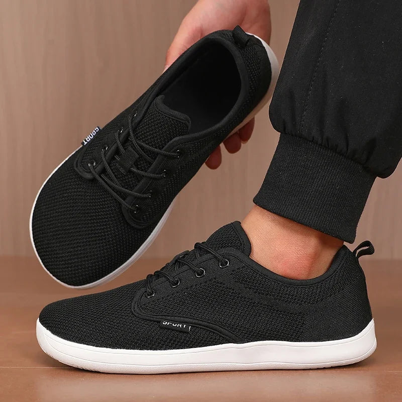 Breathable Wide Toe Men's Mesh Casual Walking Shoes | Comfort Fit