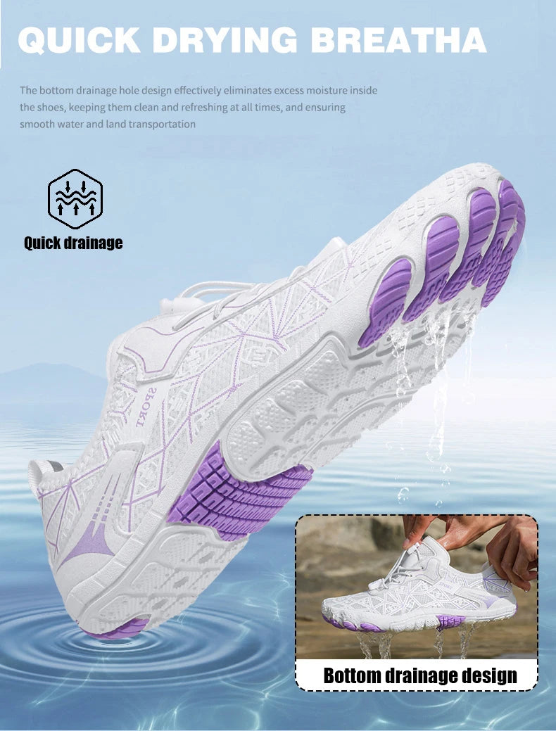 Quick-Drying Barefoot Wading Shoes for Beach and Water Sports
