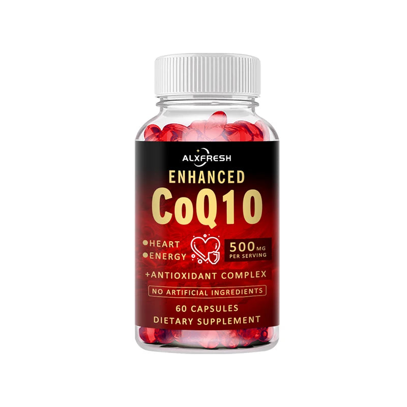 CoQ10 Capsules for Heart, Brain & Energy Support | Relieve Fatigue