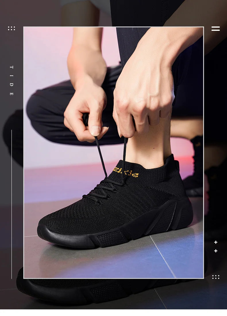 Men’s Breathable Sneakers | Casual Walking & Running Shoes