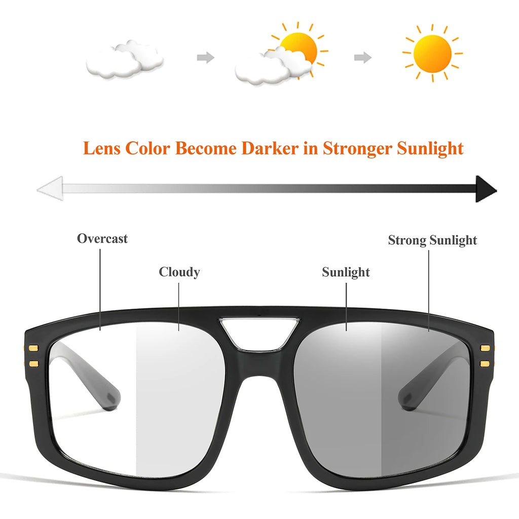 Photochromic Sunglasses | Stylish Windproof Goggles for Outdoor Sports