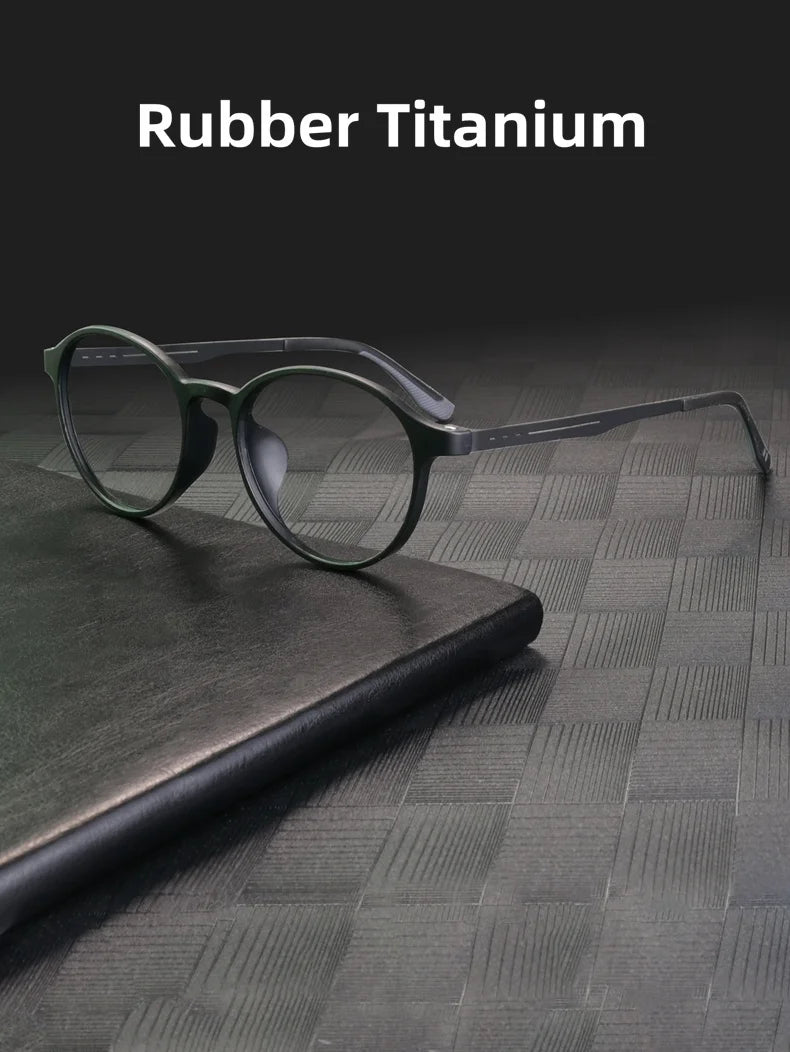 Ultralight Retro Round Optical Glasses | Stylish Prescription Frames