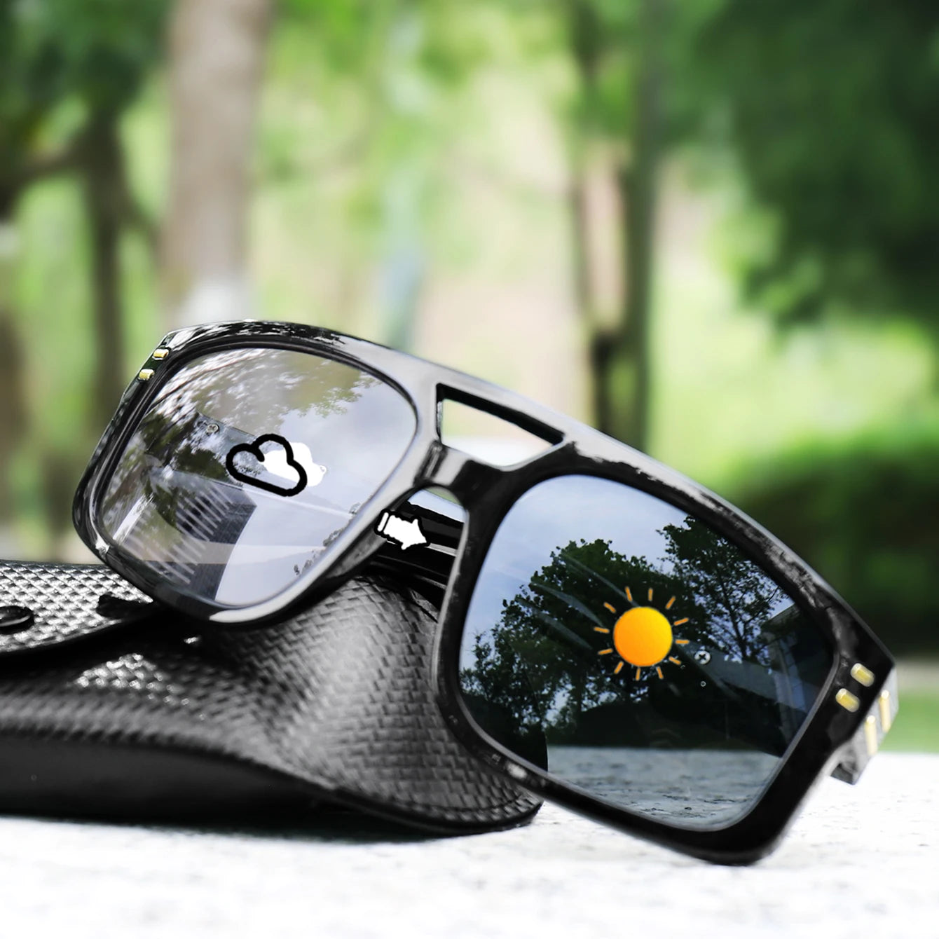 Photochromic Sunglasses | Stylish Windproof Goggles for Outdoor Sports