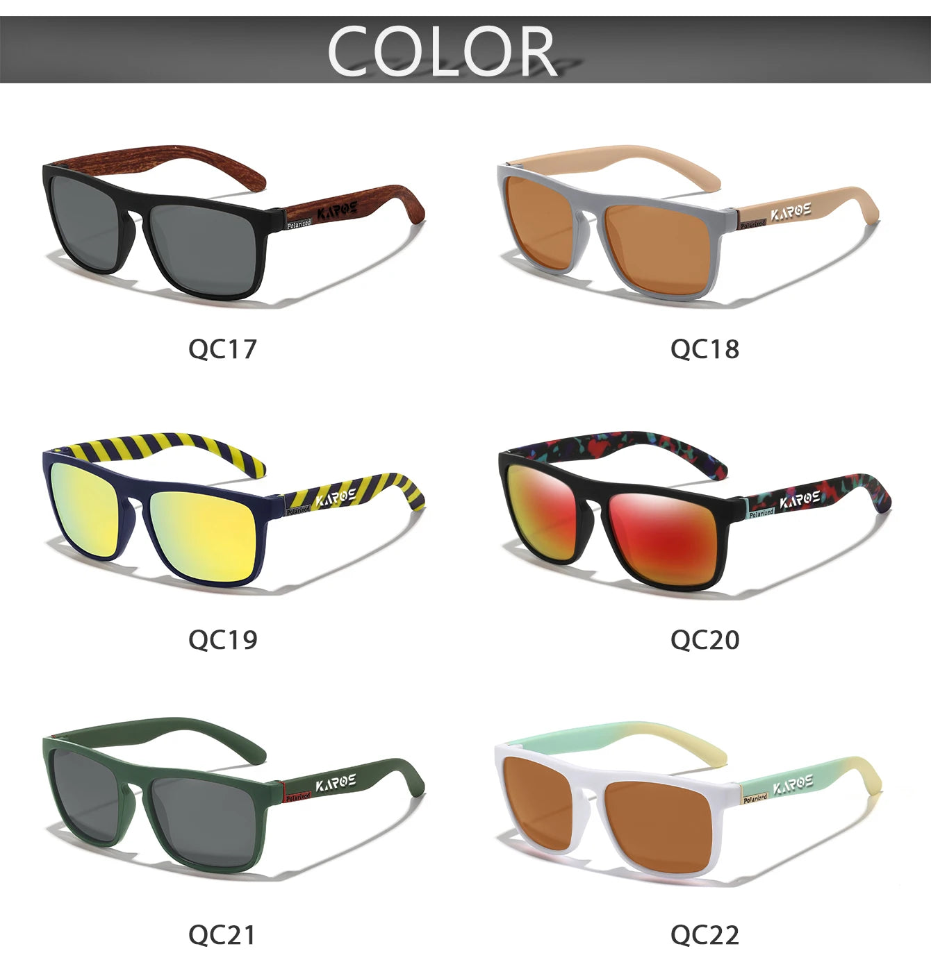 Classic Polarized Fishing Sunglasses for Outdoor Activities