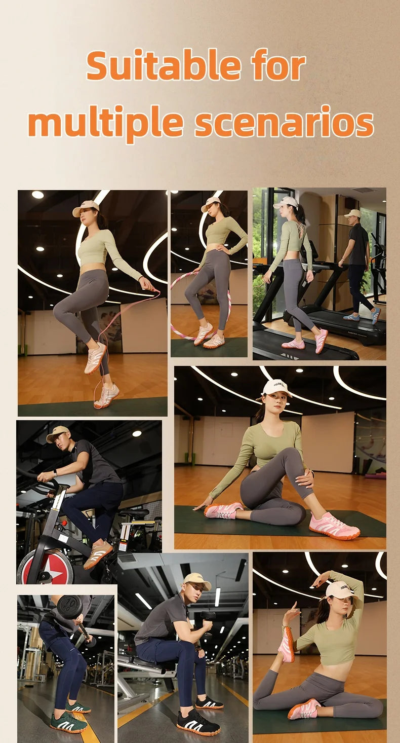 Breathable Women's Wide Shoes | Minimalist Non-Slip Sports Footwear