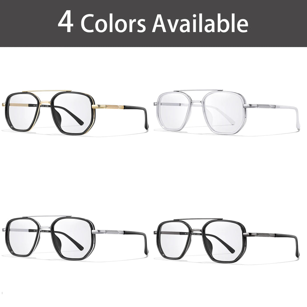 Stylish Square Photochromic Reading Glasses | Blue Light Blocking Eyewear