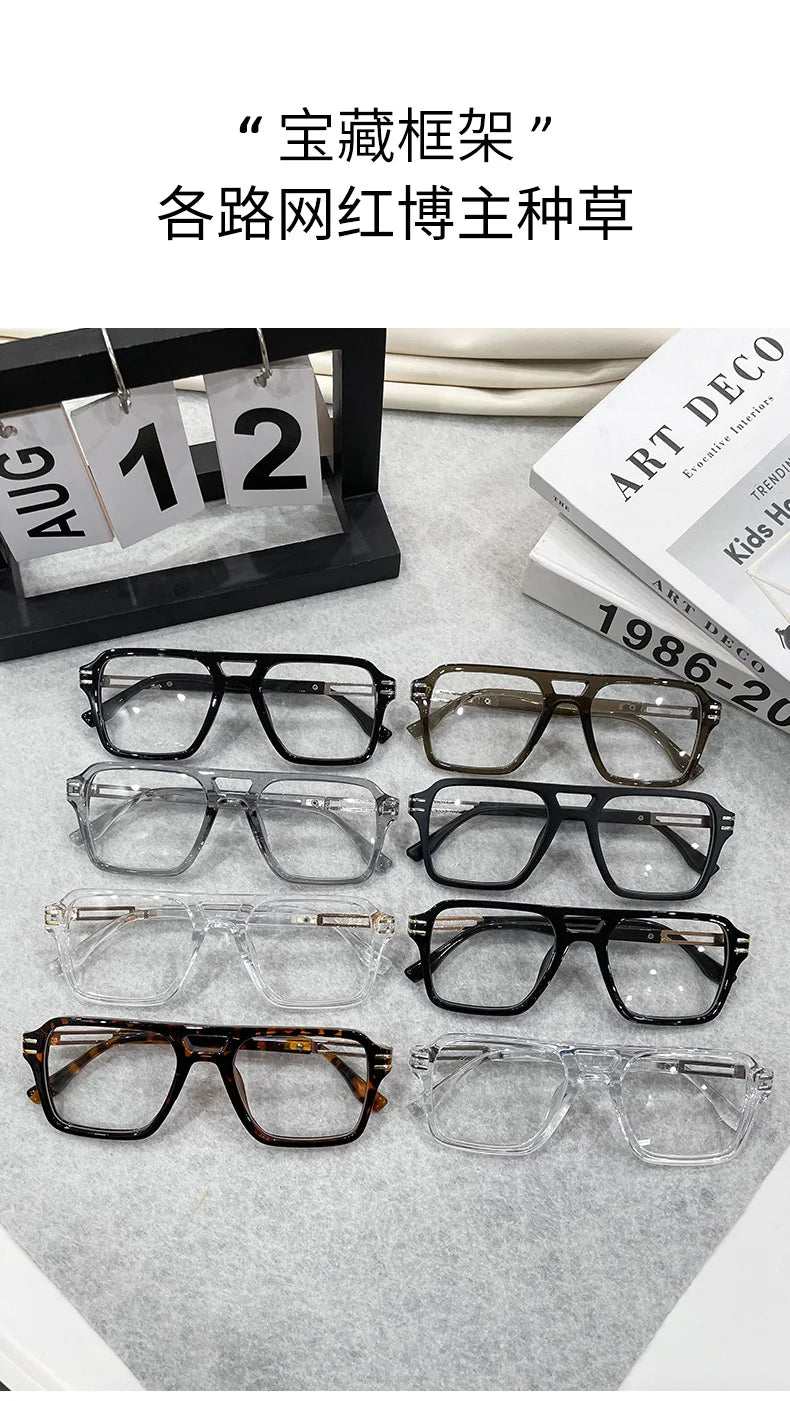Vintage Square Sunglasses for Men and Women | Photochromic Eyewear