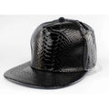 Shiny Crocodile Pattern Flat Edge Baseball Cap | Hip-Hop Style