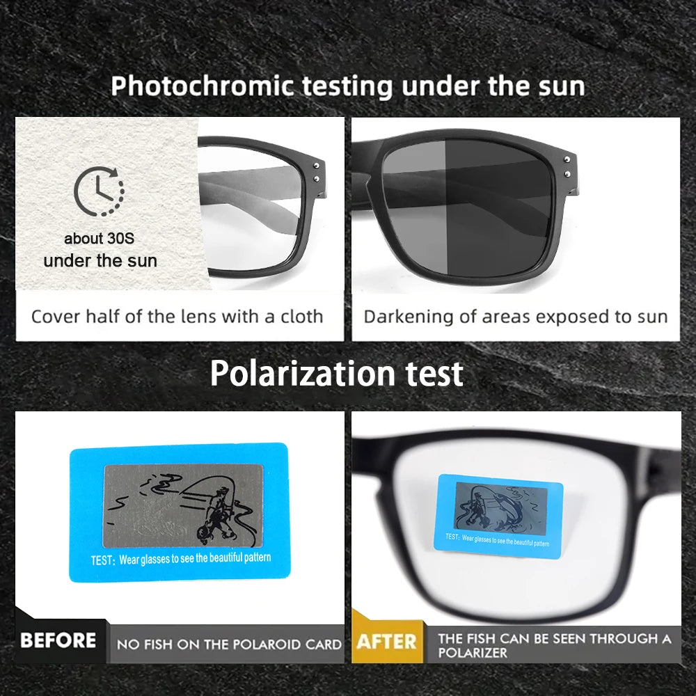 Photochromic Polarized Sunglasses for Men & Women | UV400 Protection