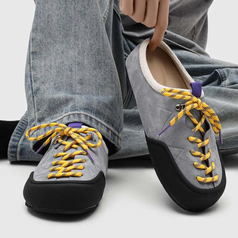 Men's Suede Sandals | Stylish Slingback Flat Bottom Slippers