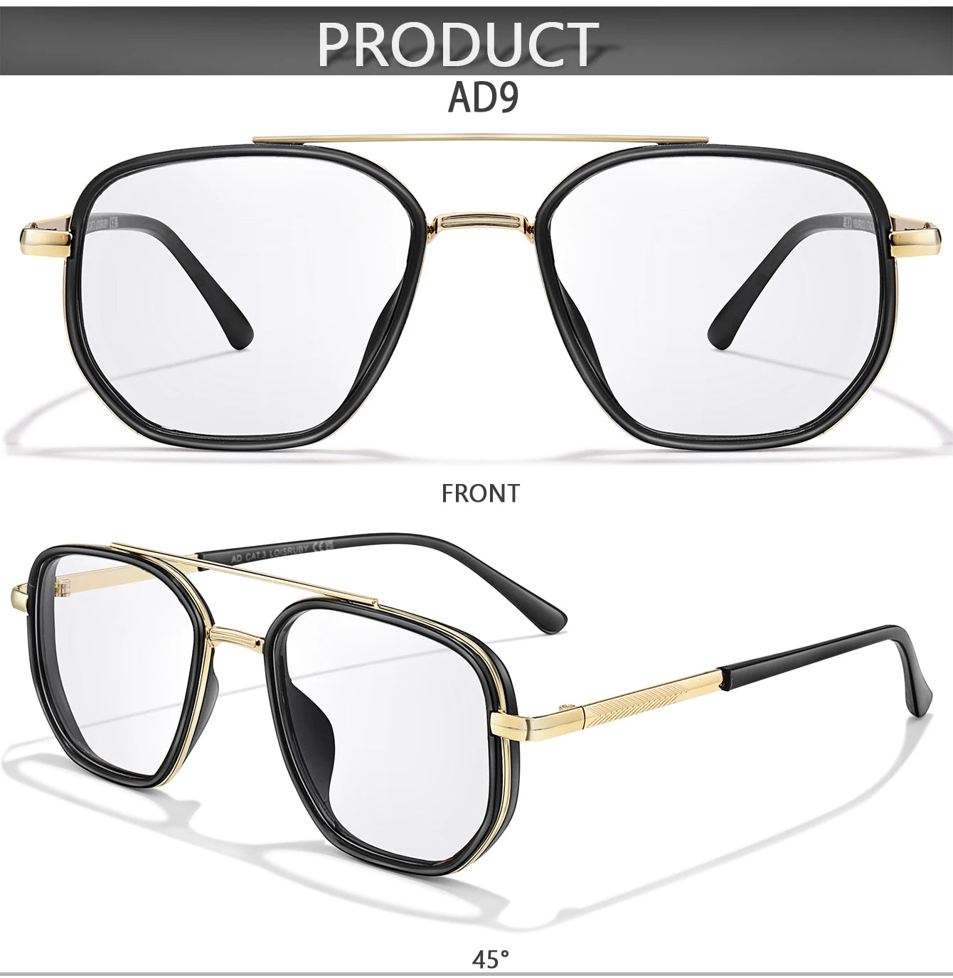 Stylish Square Photochromic Reading Glasses | Blue Light Blocking Eyewear
