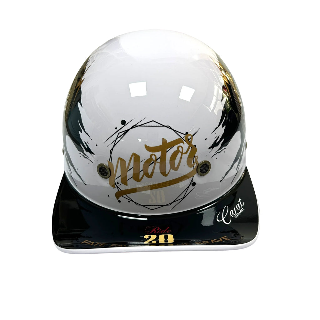 Lightweight Motorcycle Half Helmet | Windproof Cap-Style Design