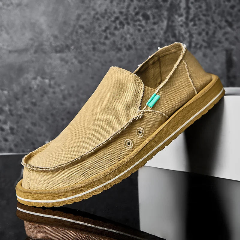 Men's Handmade Canvas Casual Sneakers | Breathable & Stylish Footwear