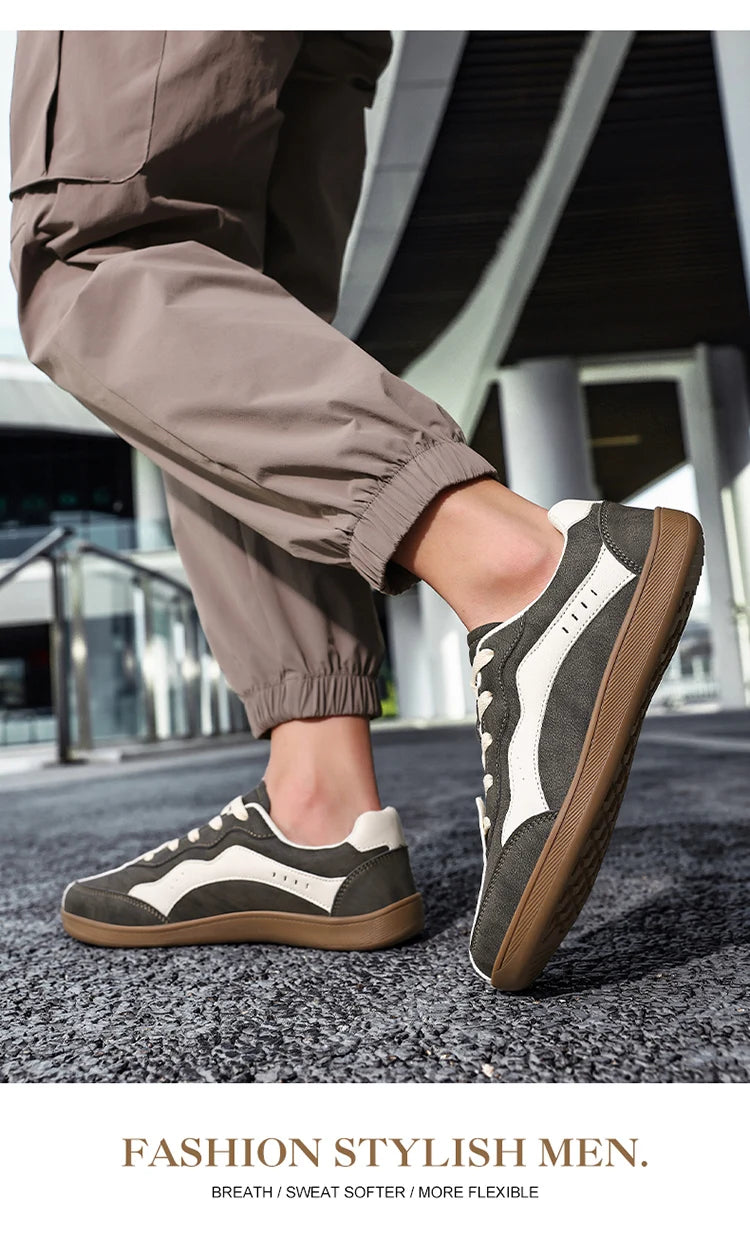Comfortable Men's Casual Sneakers | Wide Toe Box for All-Day Wear