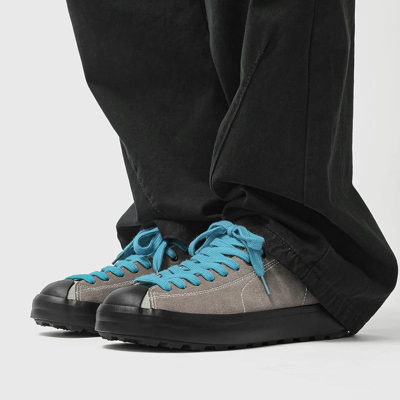 Men's Casual Suede Sneakers | Non-Slip Low Top Walking Shoes