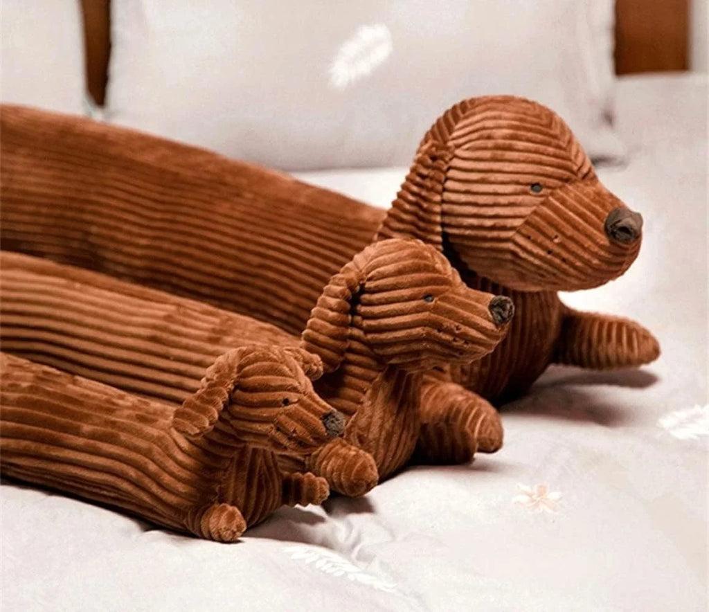 Cute Long Dachshund Plush Toy | Adorable Body Pillow for Kids