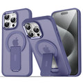 Luxury Magnetic Folding Stand Phone Case | Matte Translucent Cover