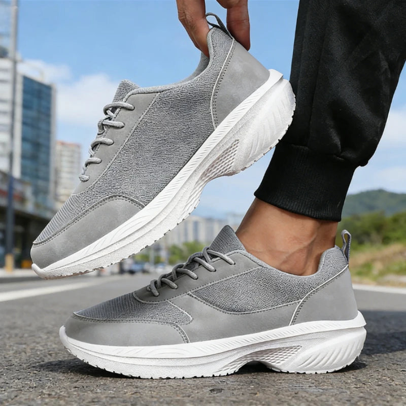 Wide Toe Running Shoes for Men | Breathable Non-Slip Sneakers