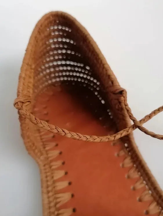 Handmade Natural Raffia Sandals for Women | Perfect Summer Footwear