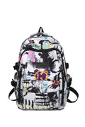 Trendy Personalized Graffiti Backpack | Large Capacity Unisex Bag