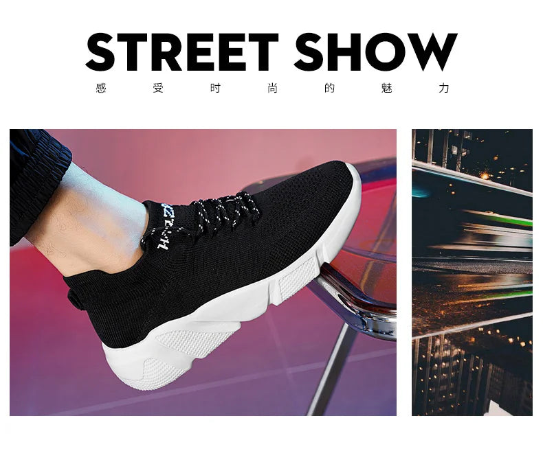 Men’s Breathable Sneakers | Casual Walking & Running Shoes