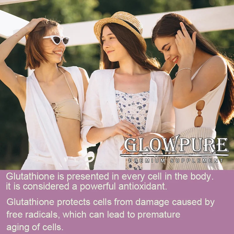 Vegan Glutathione Collagen Capsules for Skin Tone & Beauty Care