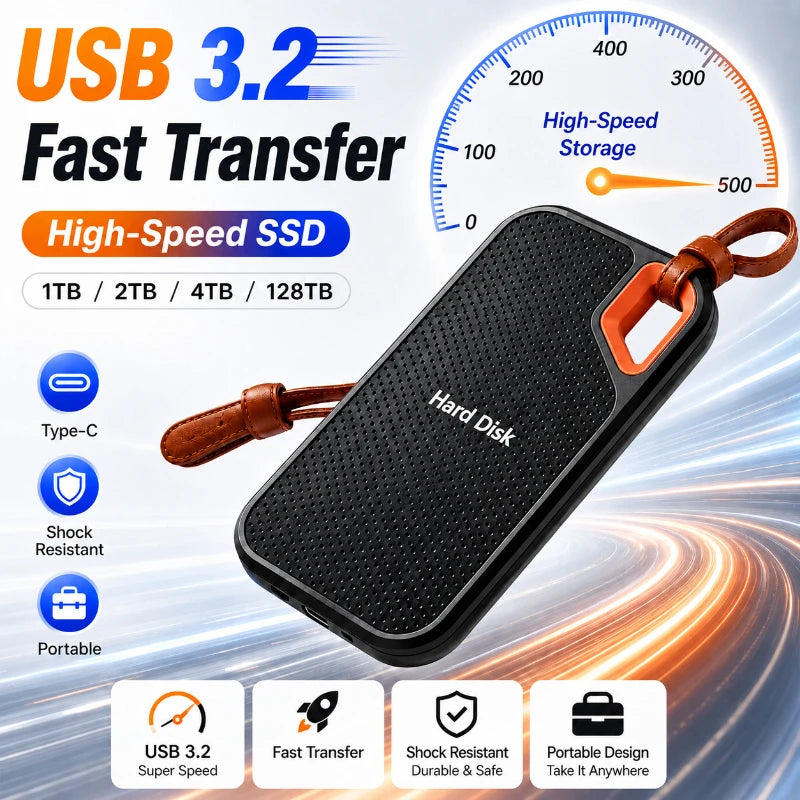 1TB Portable External SSD | Fast & Reliable Data Storage Device