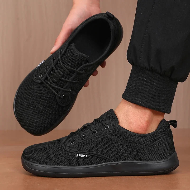 Breathable Wide Toe Men's Mesh Casual Walking Shoes | Comfort Fit