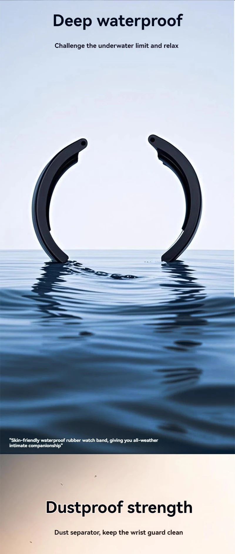 Soft Rubber Quick Release Diver Strap | 20mm & 22mm Options