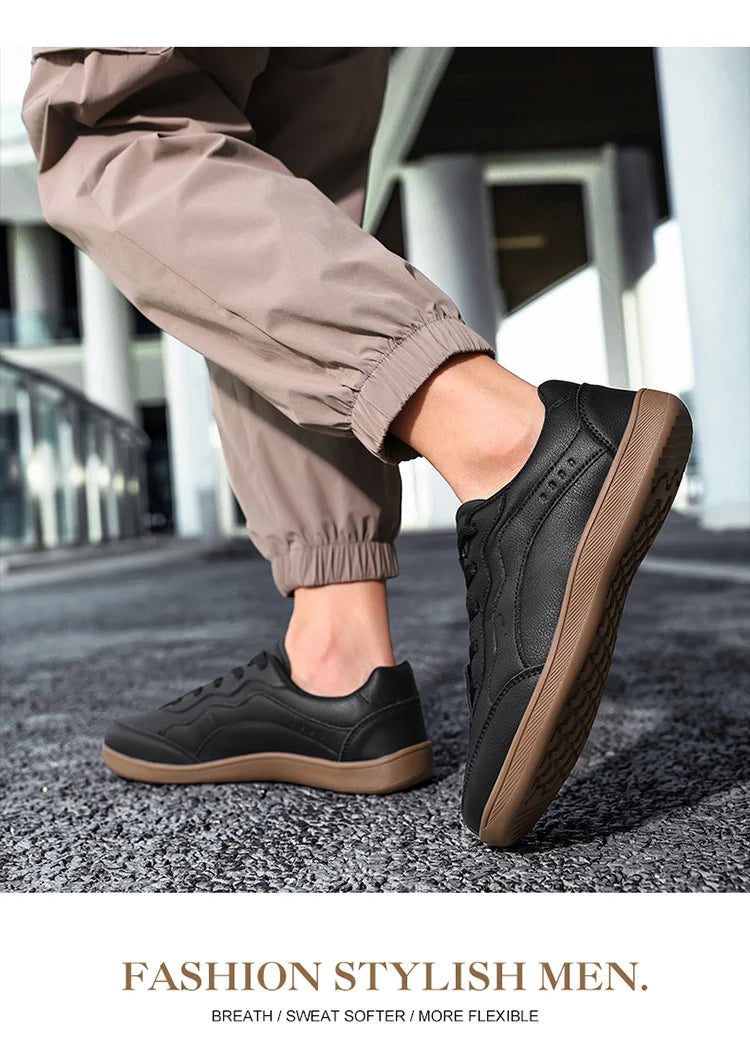 Comfortable Men's Casual Sneakers | Wide Toe Box for All-Day Wear