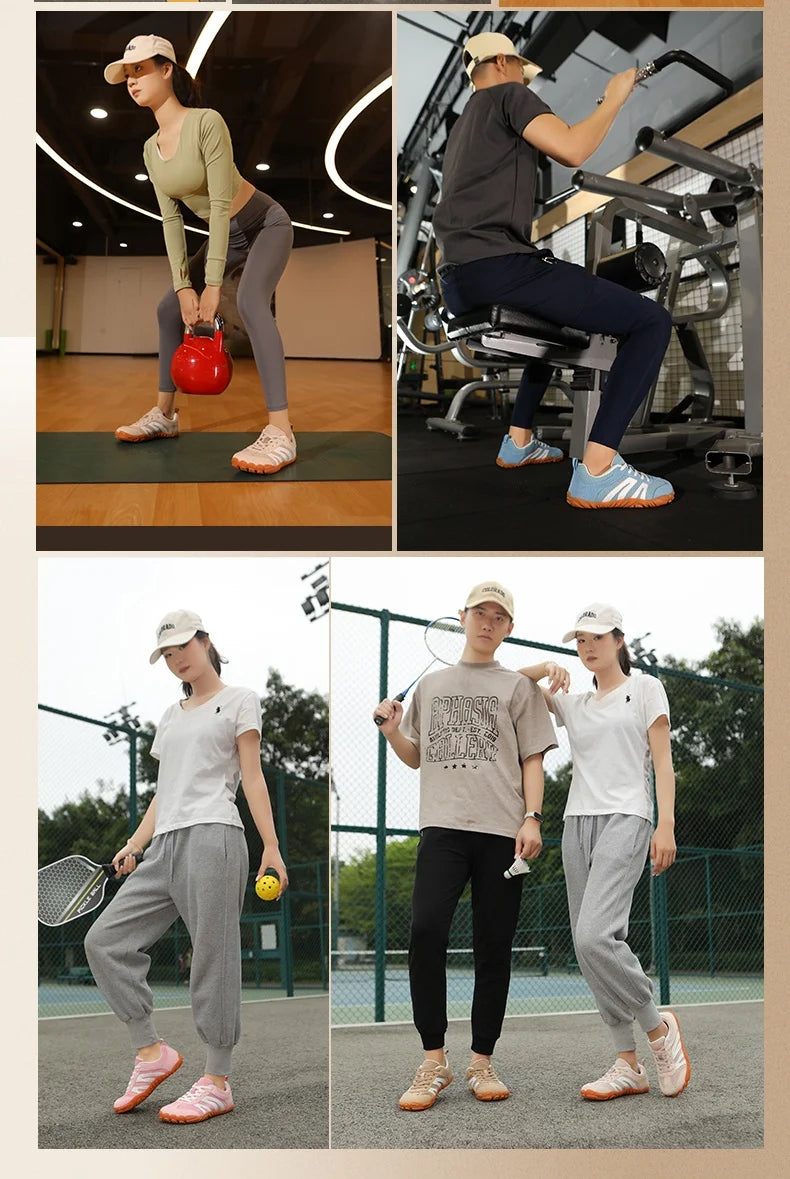 Breathable Women's Wide Shoes | Minimalist Non-Slip Sports Footwear