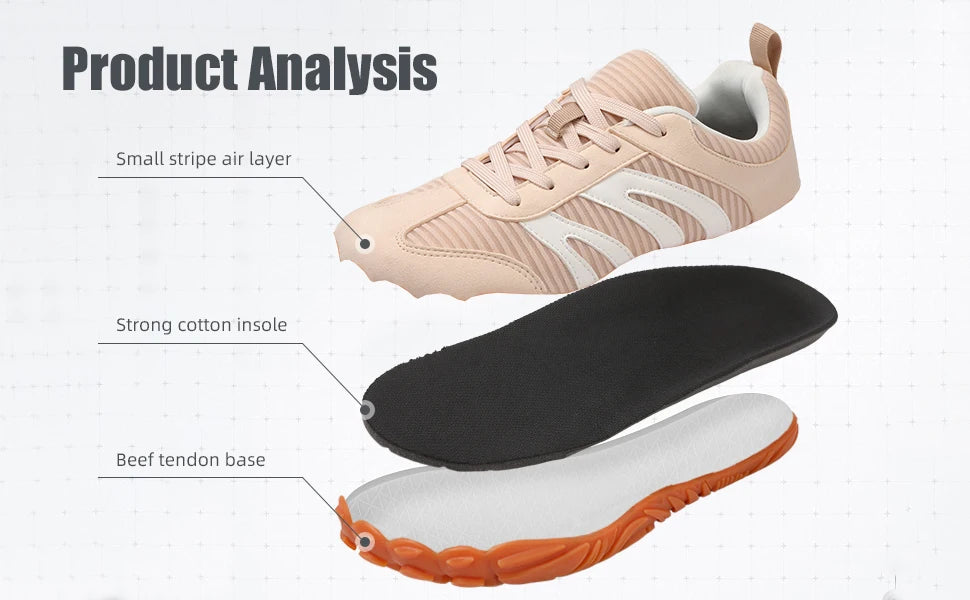 Men's Casual Barefoot Sports Shoes | Breathable Minimalist Footwear
