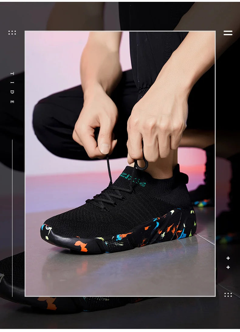 Men’s Breathable Sneakers | Casual Walking & Running Shoes