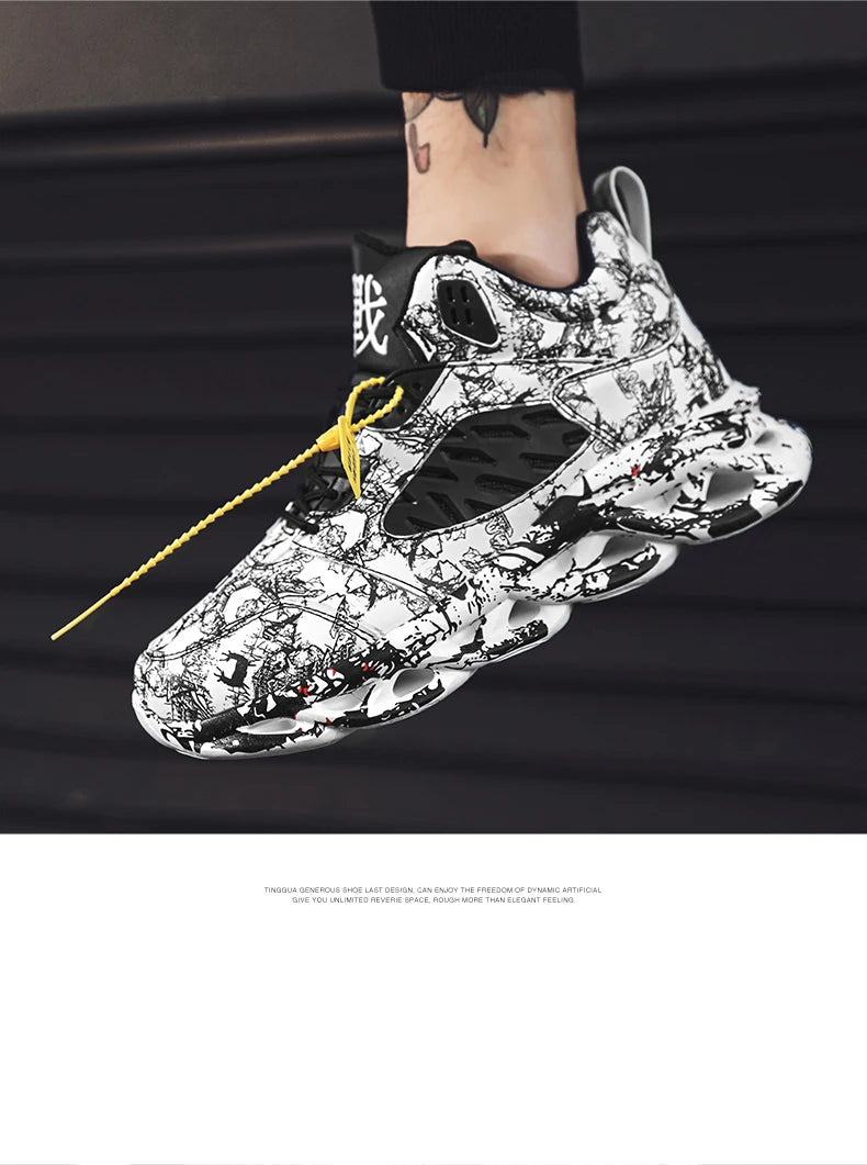 Men's Warm Waterproof Winter Boots | Non-Slip Plush Sneakers
